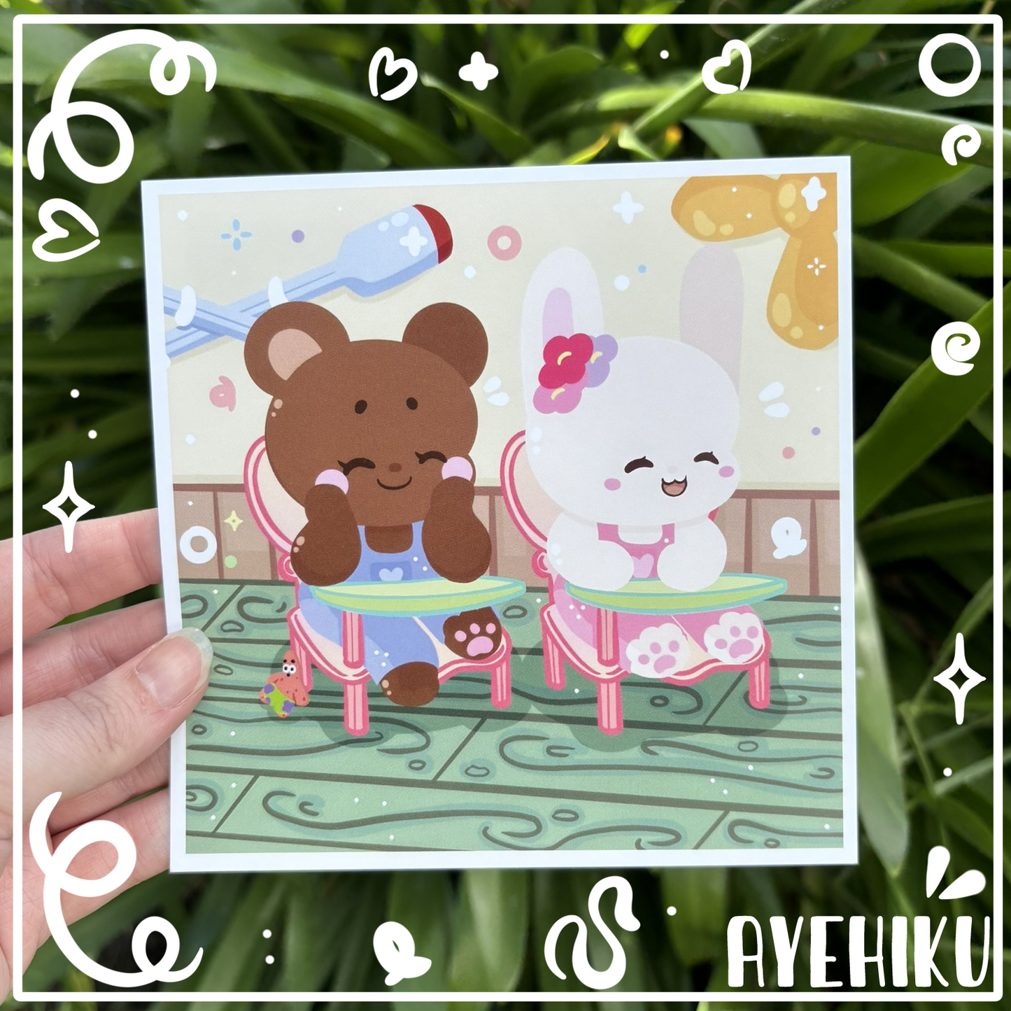 What's Funnier? Cute Print Poster | Matte | Chibi | Kawaii