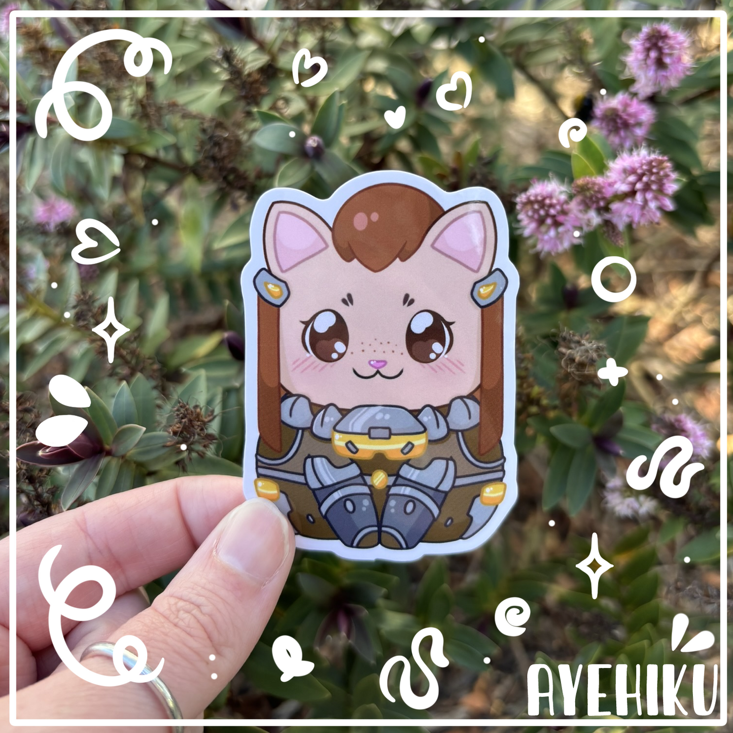 Brig Cat Cute Vinyl Sticker | Gloss | Kitty | Kawaii | Anime