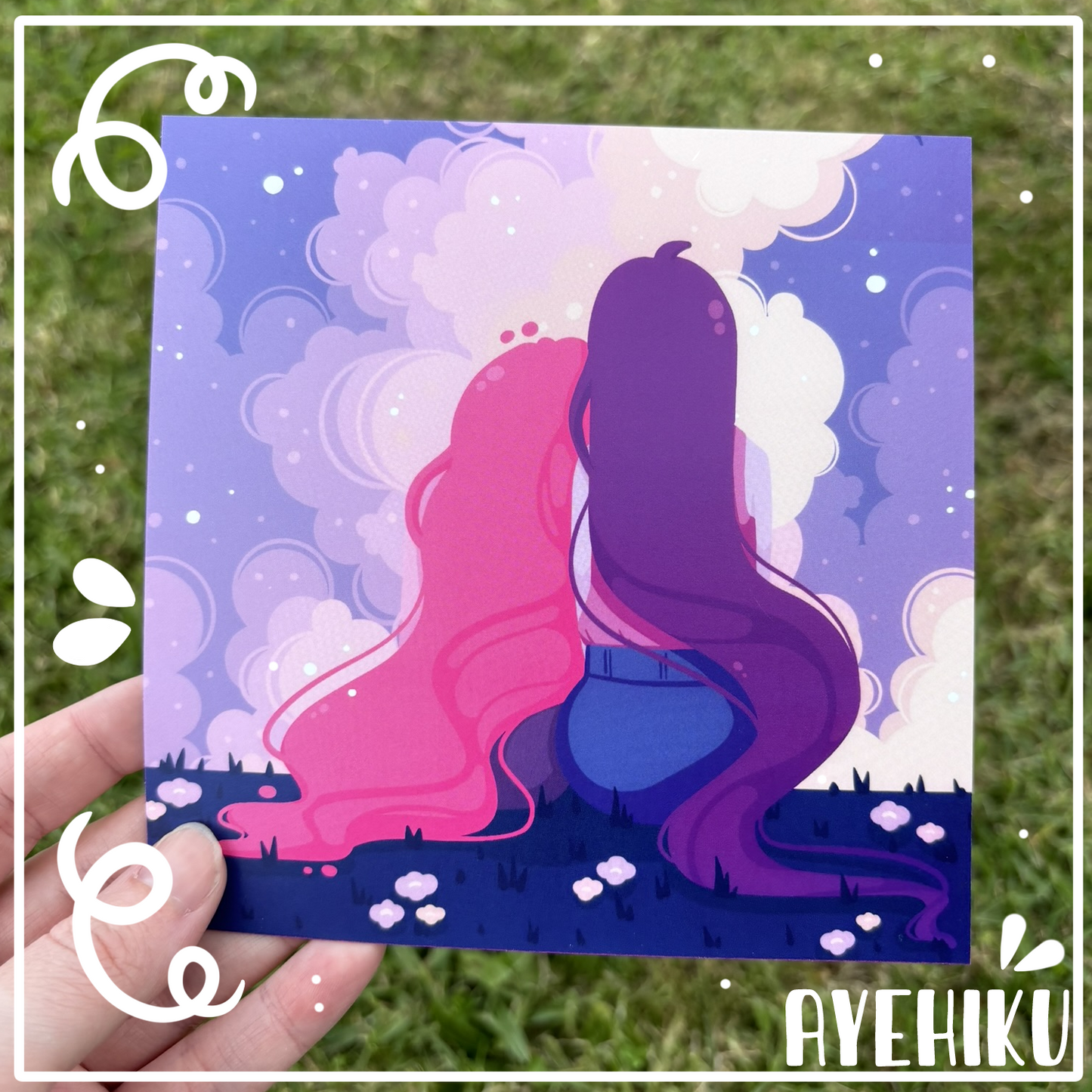 Bubble Mar Cute Print Poster | Matte | Chibi | Kawaii