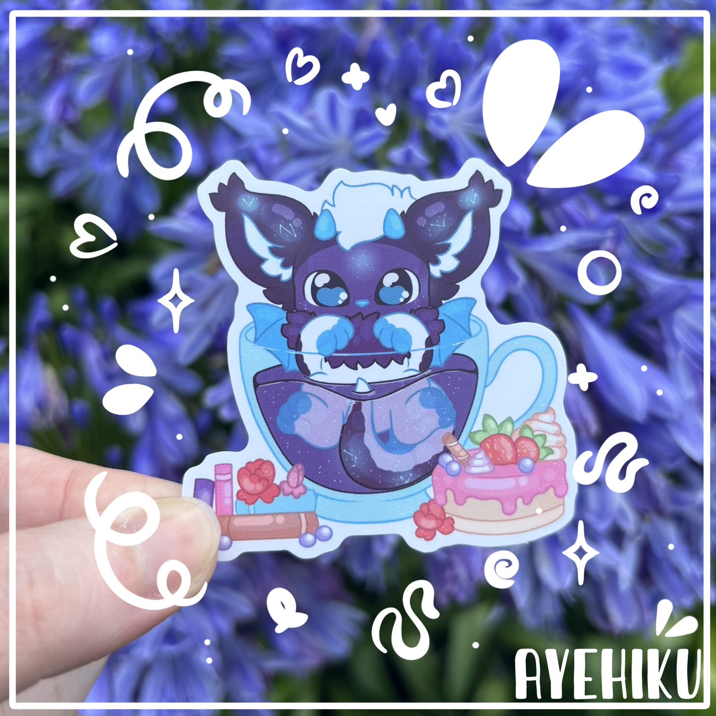 Damo Cute Vinyl Sticker | Matte | Chibi | Kawaii | Dragon