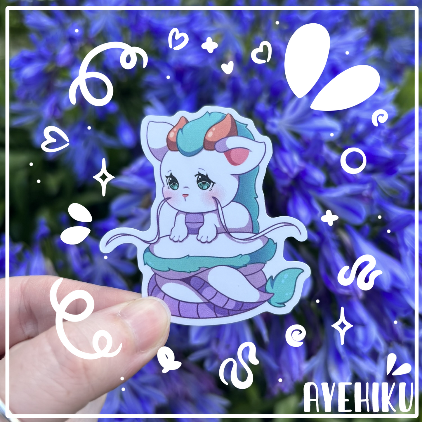 Haku Cute Vinyl Sticker | Matte | Chibi | Kawaii | Anime