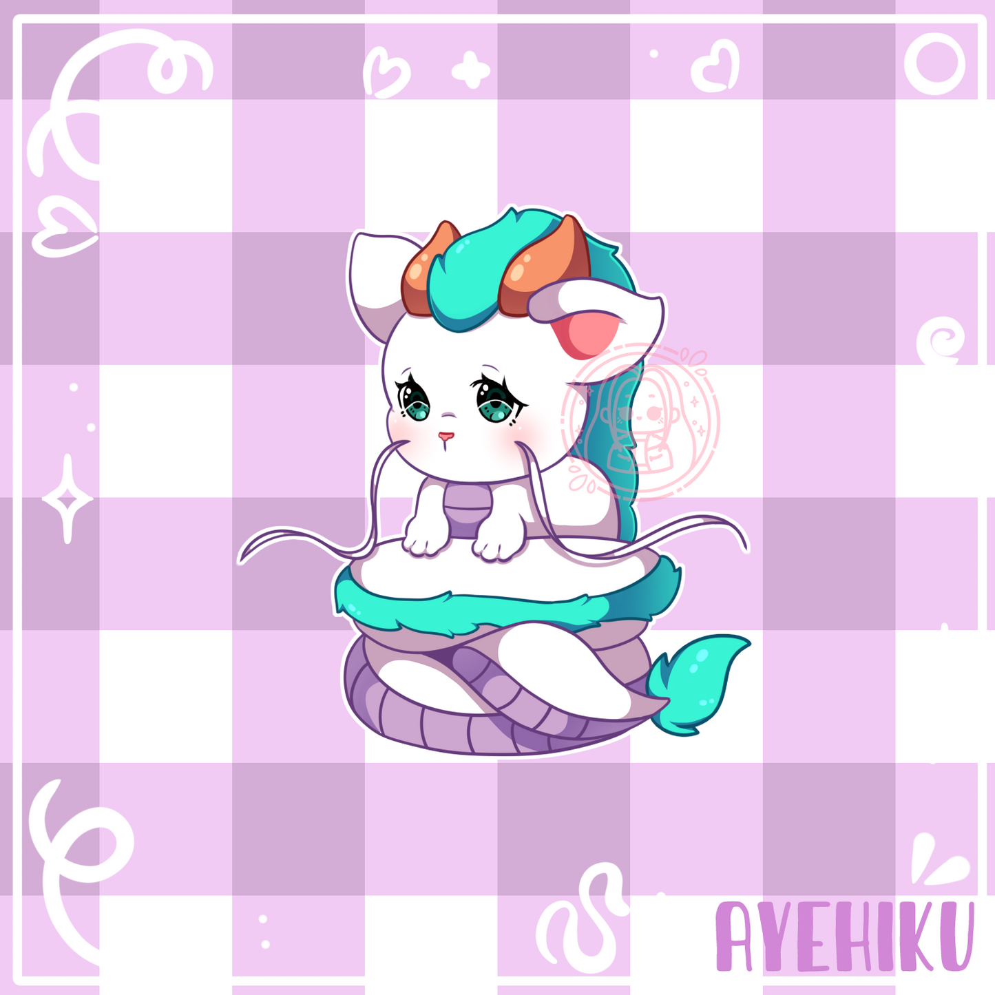 Haku Cute Vinyl Sticker | Matte | Chibi | Kawaii | Anime