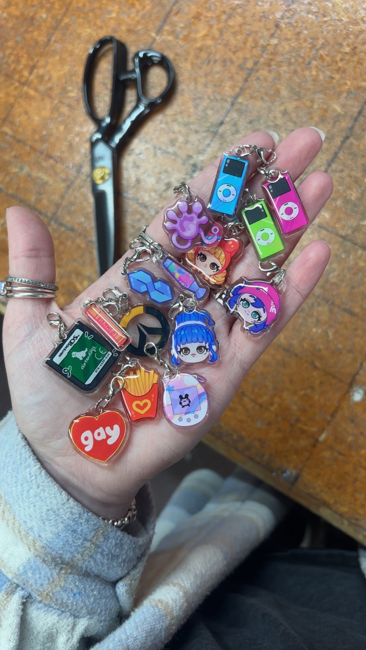 Nostalgia DIY Charm Keychain