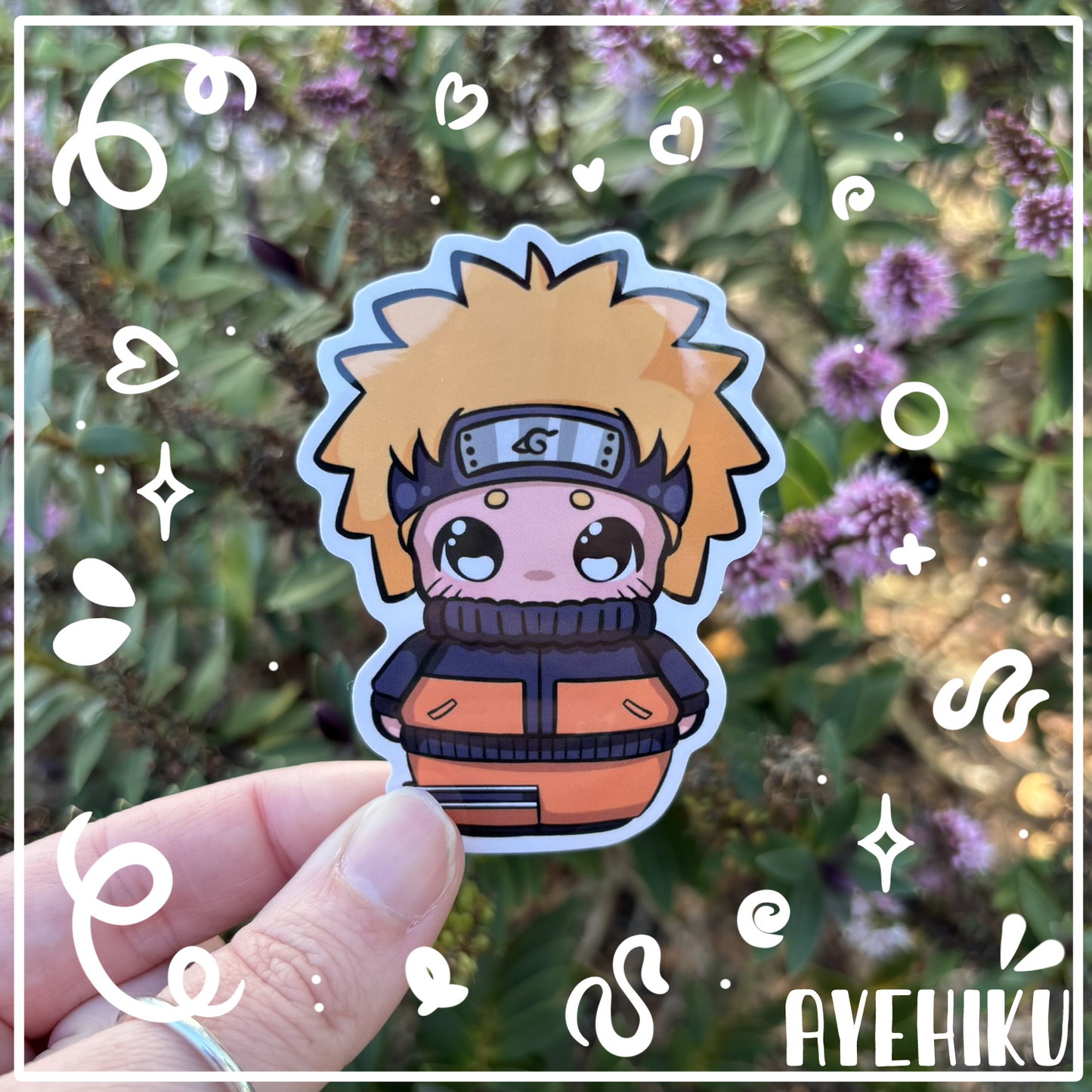 Naruto Cute Vinyl Sticker | Gloss | Kawaii | Anime