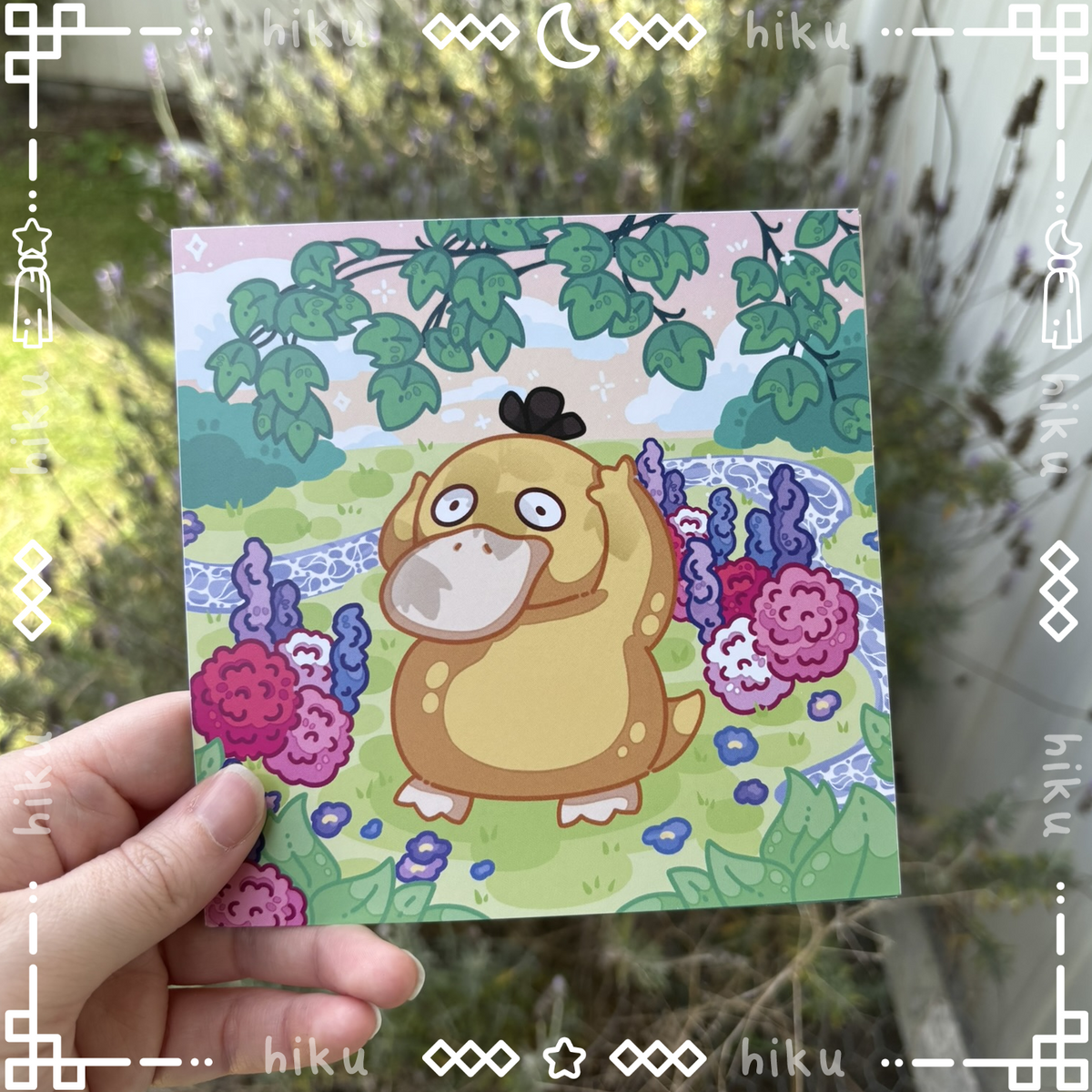 Psyduck Print Poster | Matte | Chibi | Kawaii