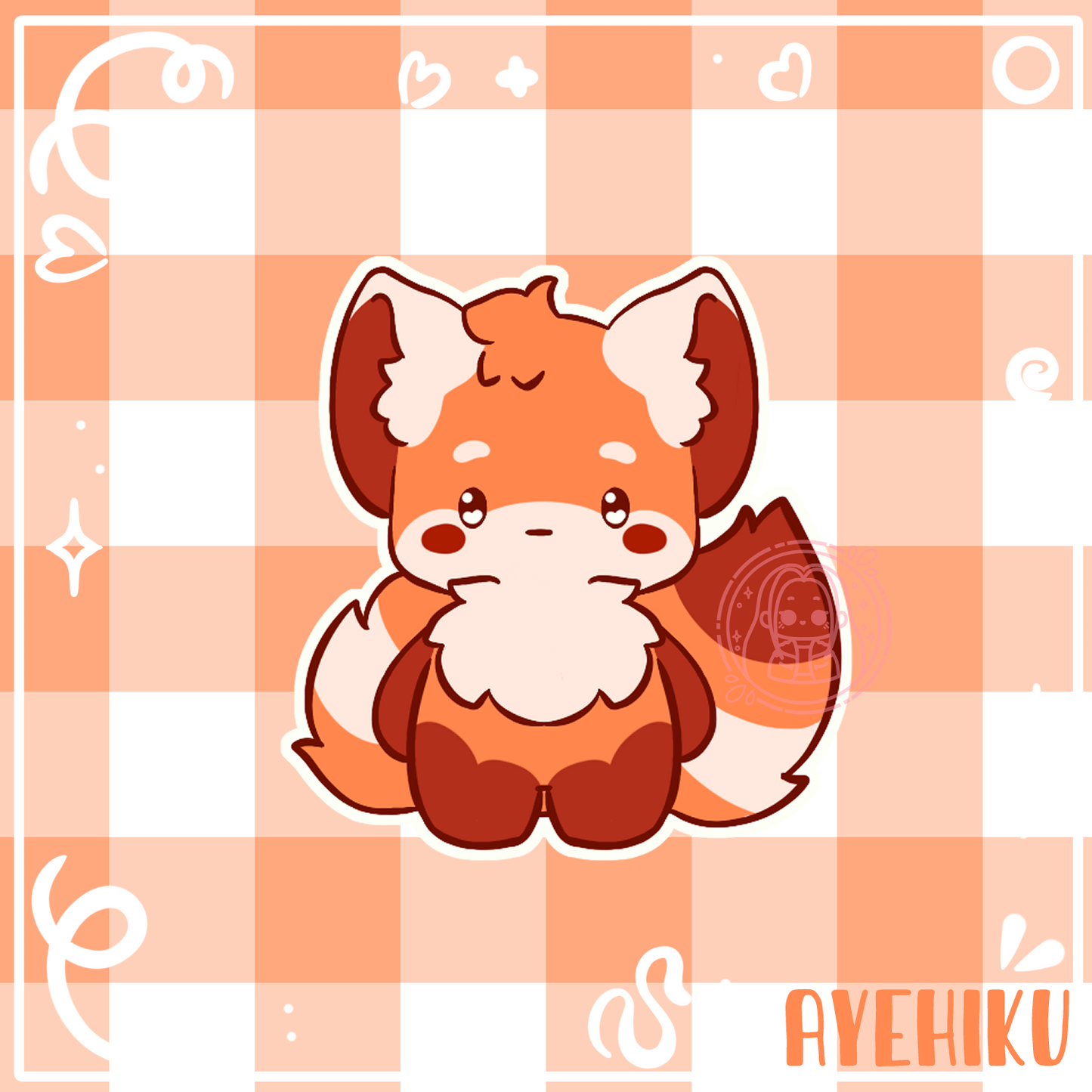 Ralph Cute Vinyl Sticker | Matte | Chibi | Kawaii | Red Panda