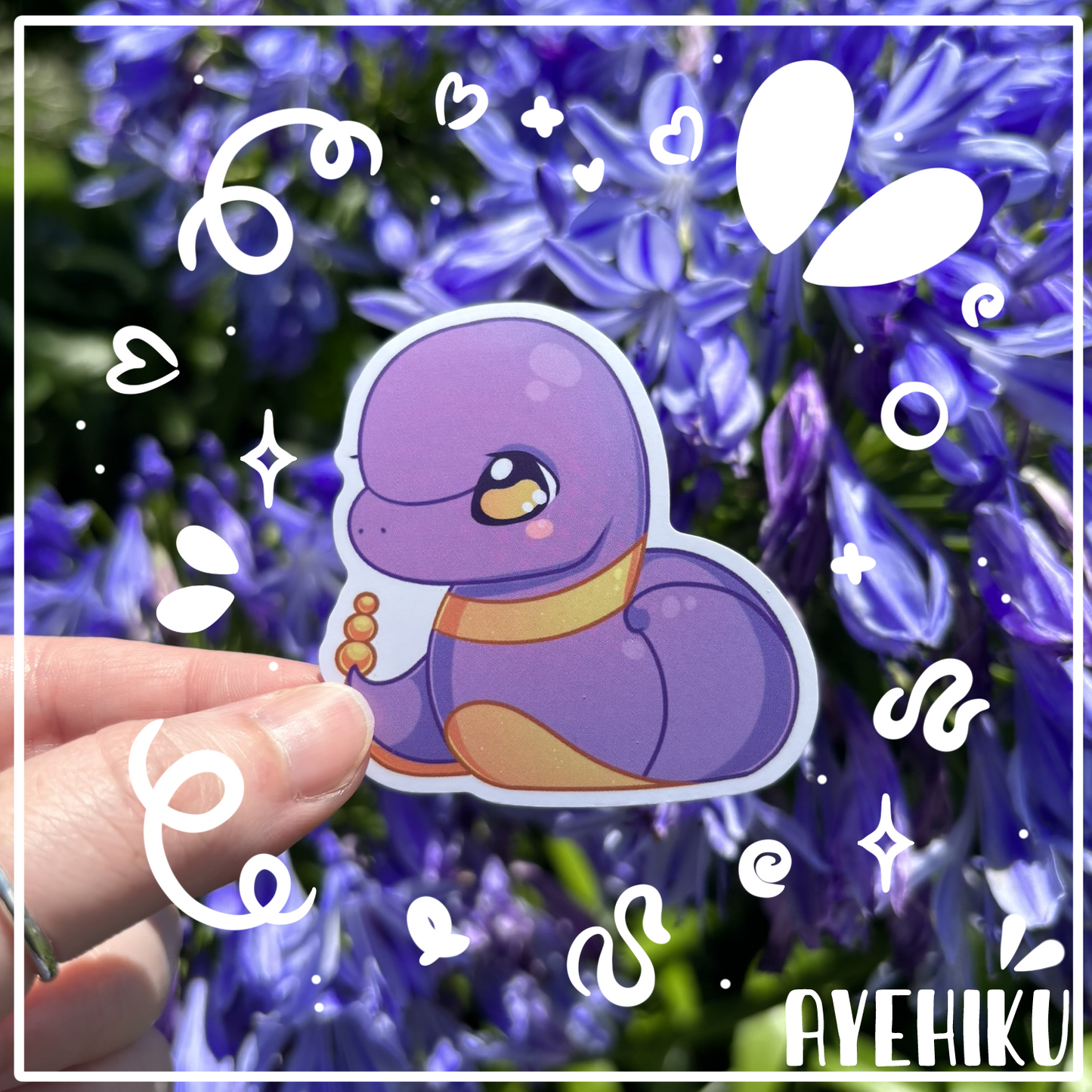 Ekans Cute Vinyl Sticker | Matte | Chibi | Kawaii | Anime