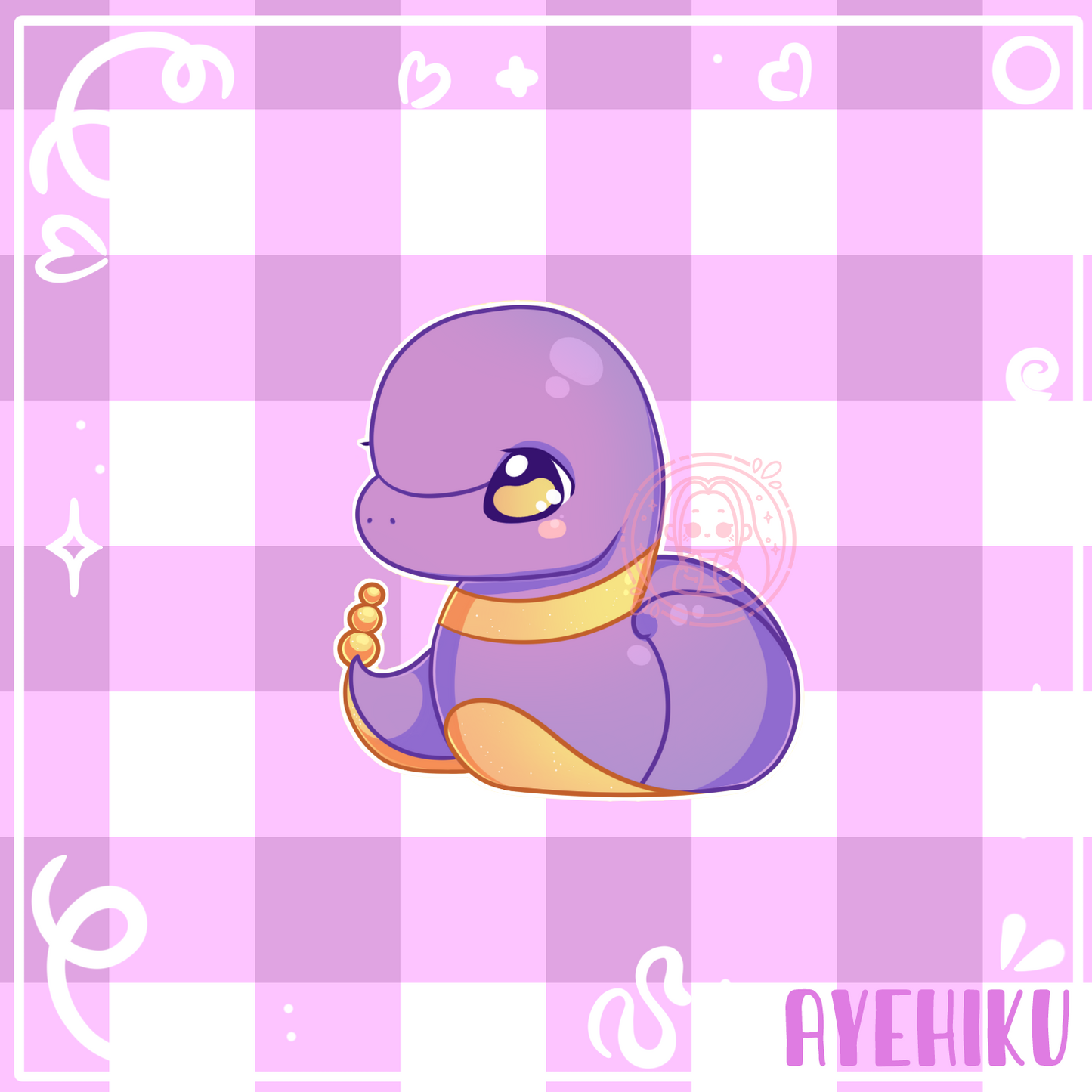 Ekans Cute Vinyl Sticker | Matte | Chibi | Kawaii | Anime