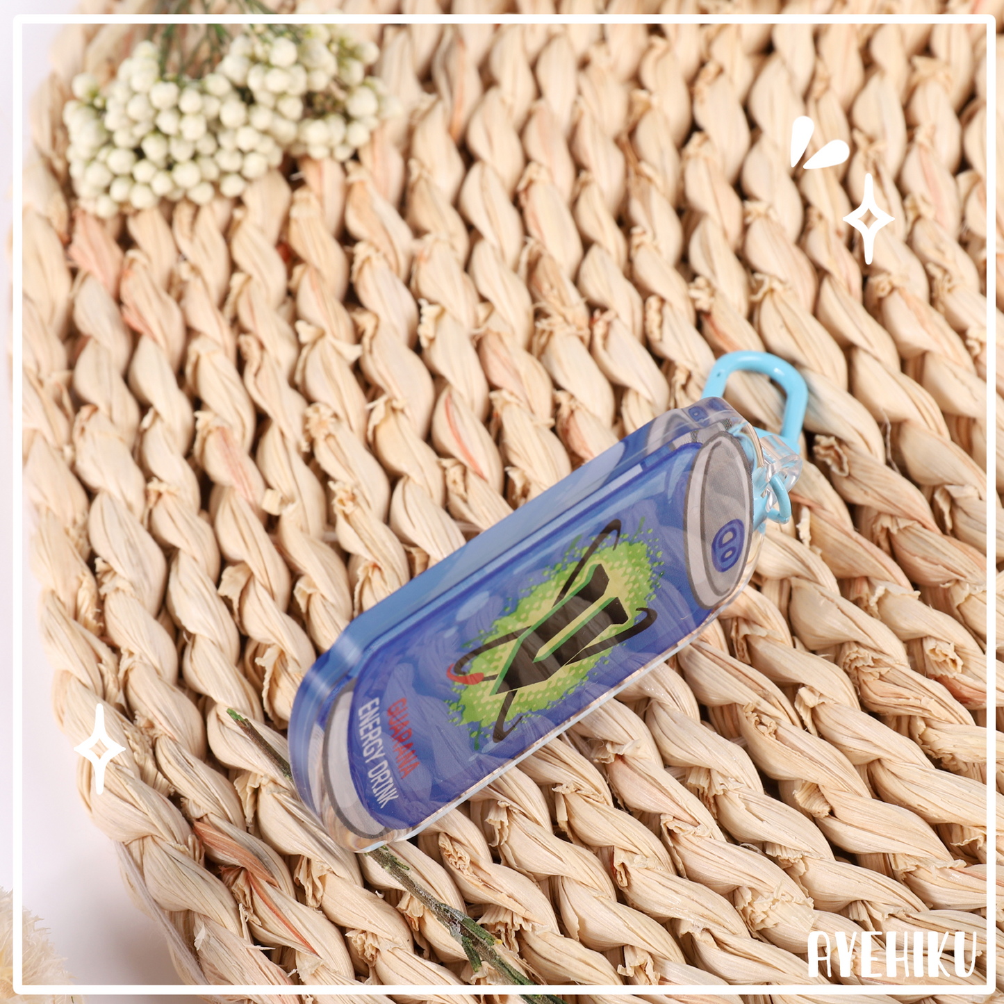 Blue V Epoxy Keychain | Gloss | Kawaii | Double Sided