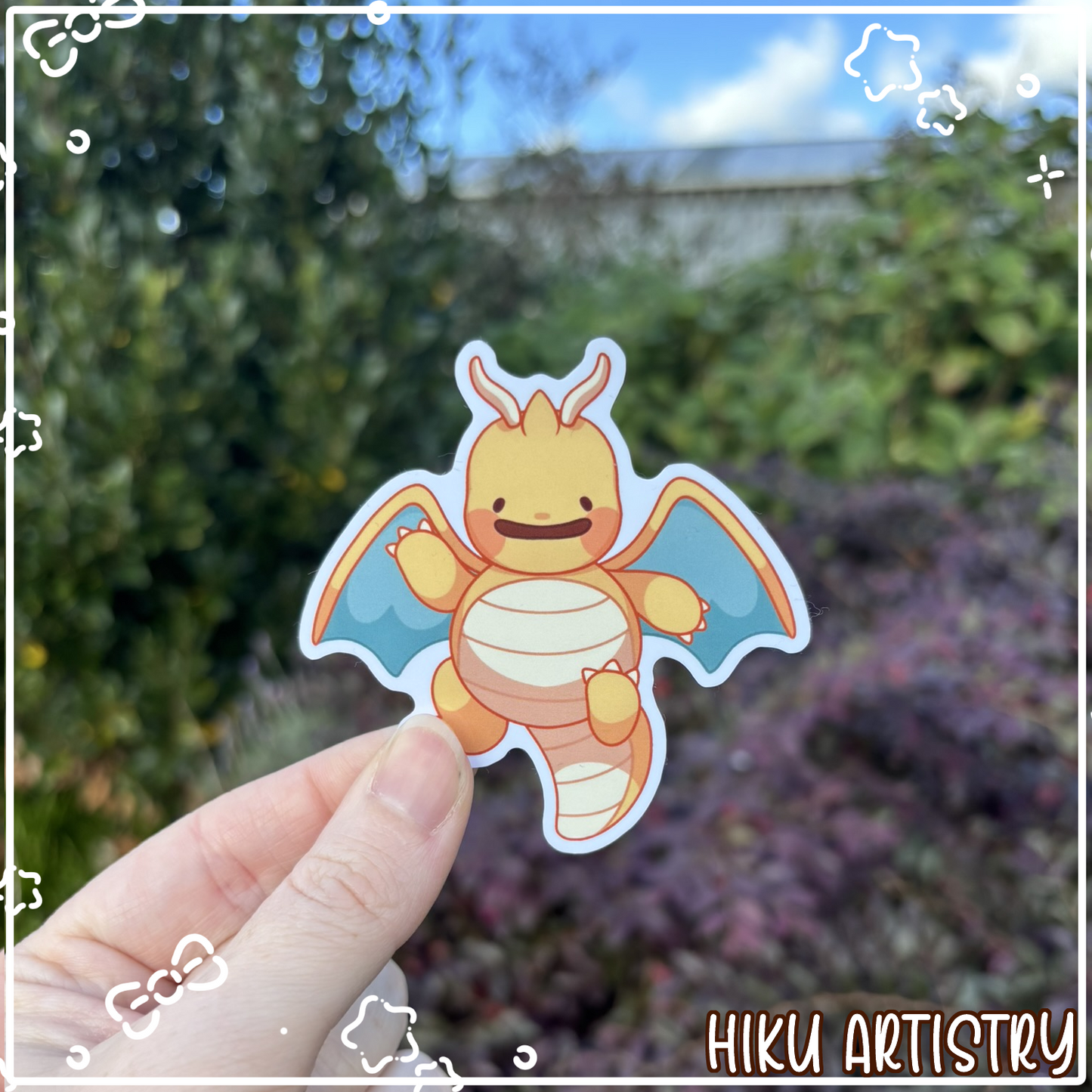 Dragonite Ditto Vinyl Sticker | Gloss | Kawaii | Pokemon