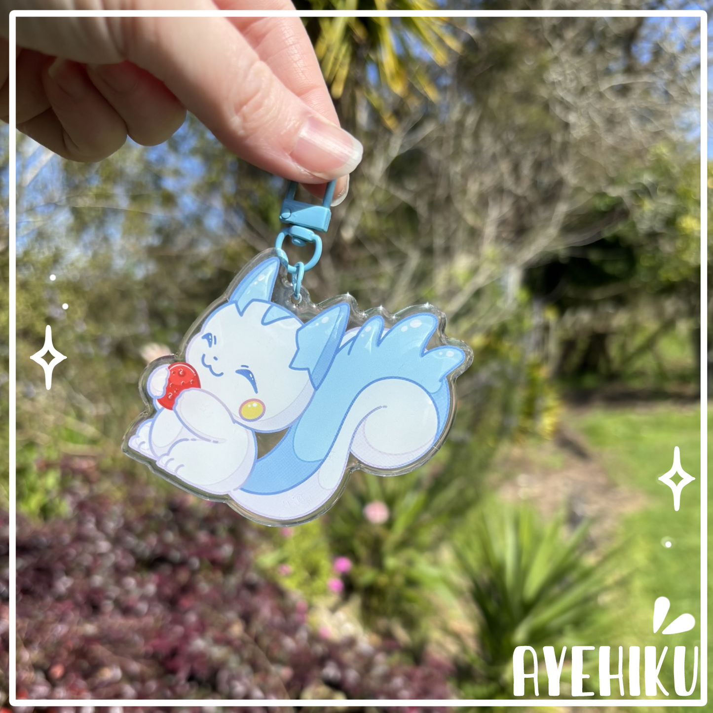Pachirisu Epoxy Keychain | Gloss | Kawaii | Anime | Poke