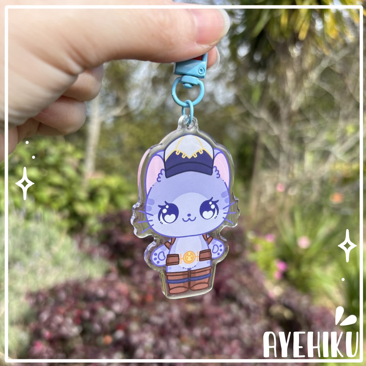 Cait Epoxy Keychain | Gloss | Kawaii | Anime |