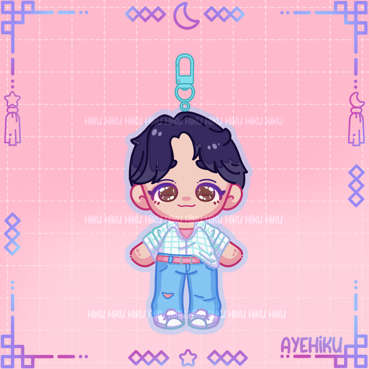Jinu Epoxy Keychain | Gloss | Kawaii | Anime |