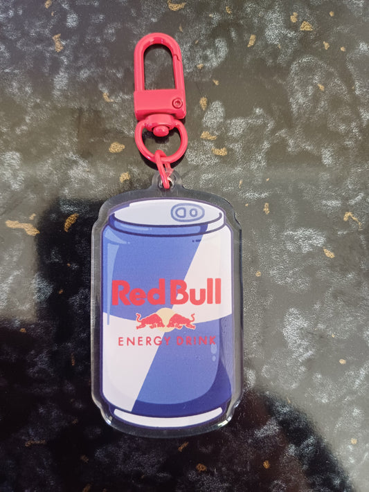 RedBull Epoxy Keychain | Gloss | Kawaii |