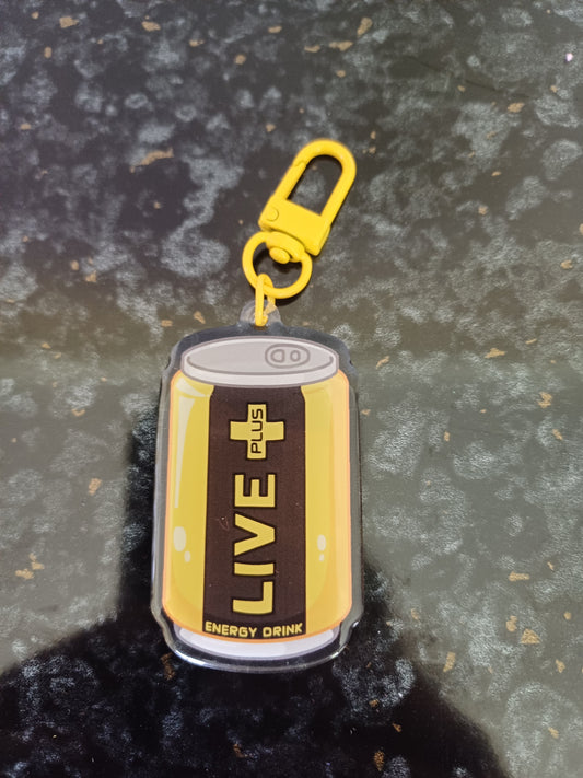Live Plus Epoxy Keychain | Gloss | Kawaii |