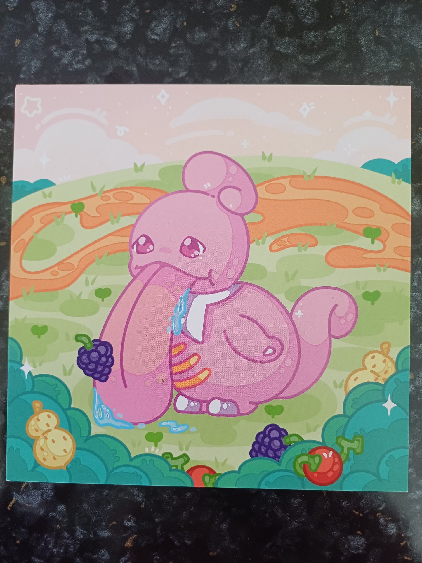 Lickitung Print Poster | Matte | Chibi | Kawaii
