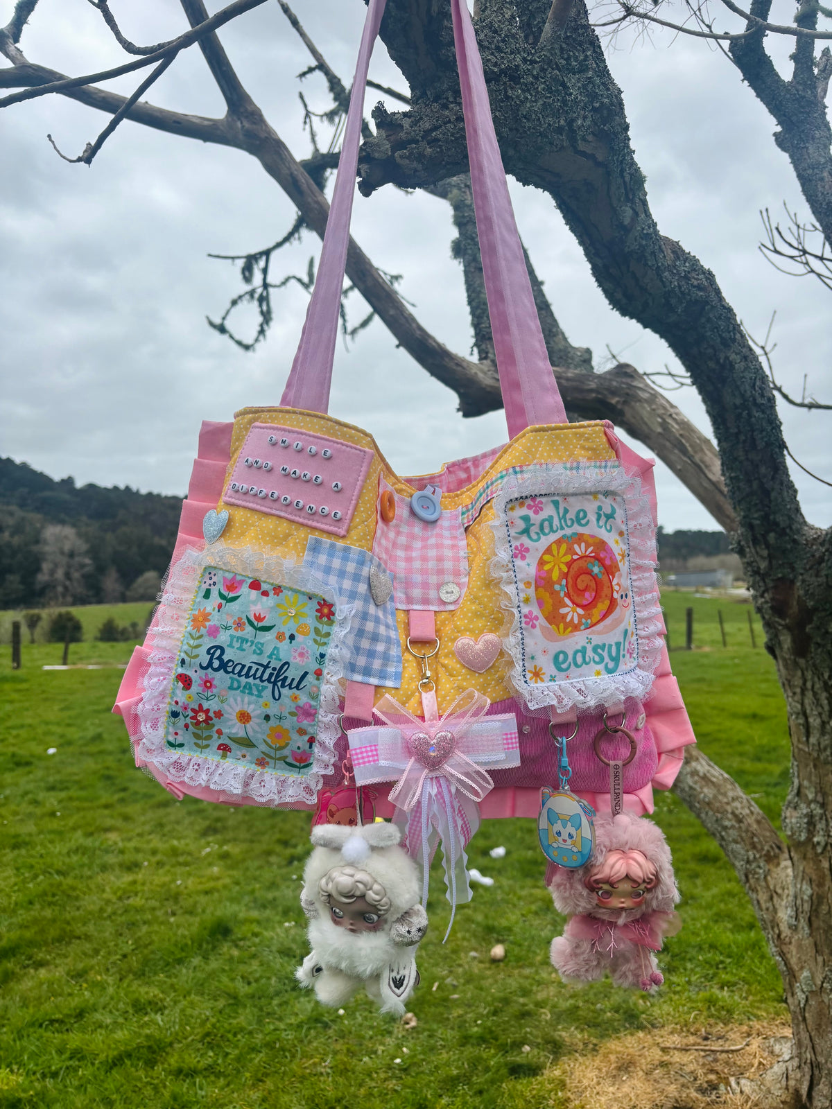 Kawaii Style Scrapbook Tote Bag