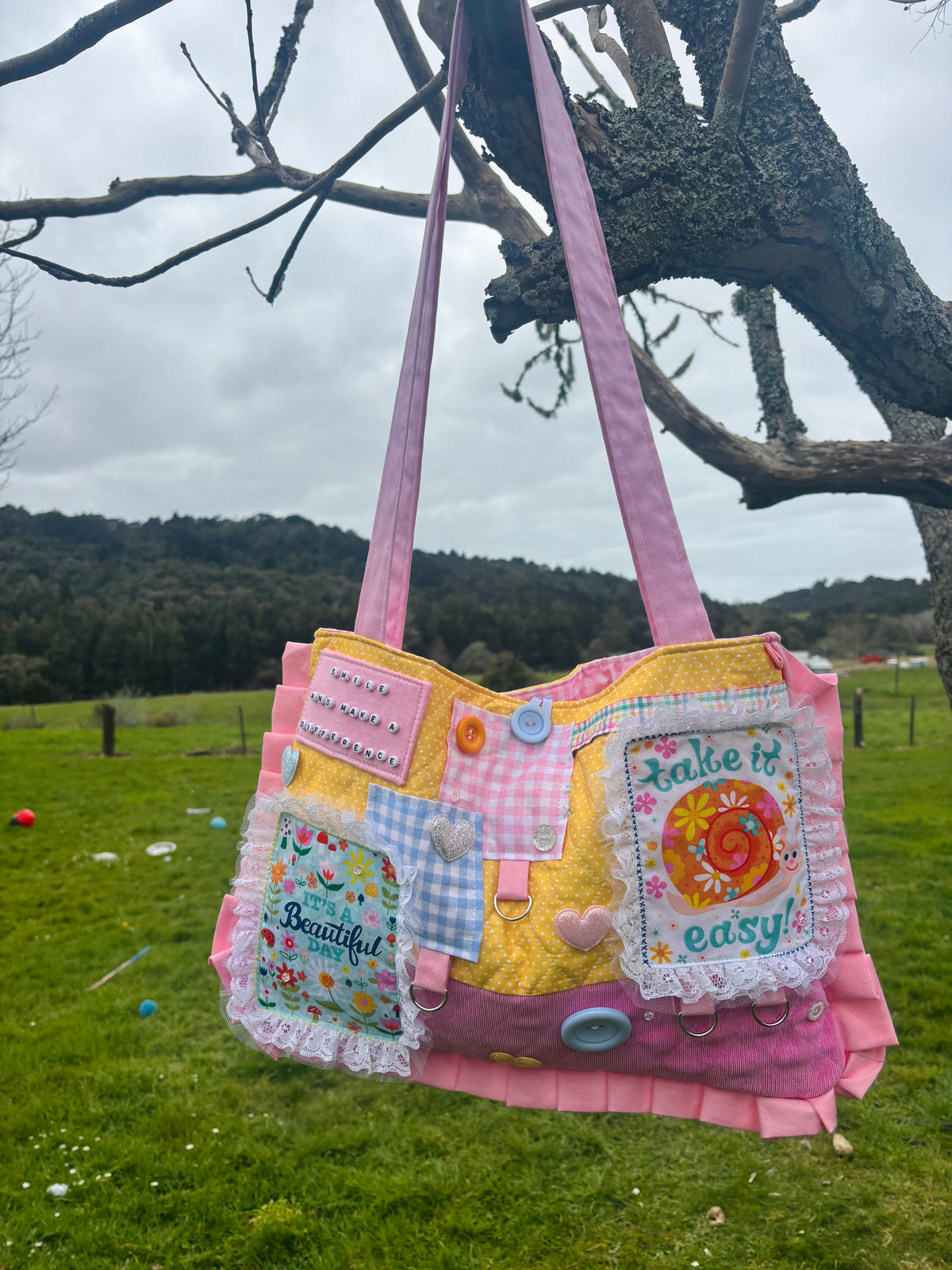 Kawaii Style Scrapbook Tote Bag