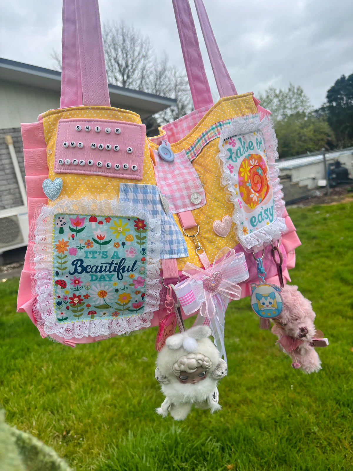Kawaii Style Scrapbook Tote Bag