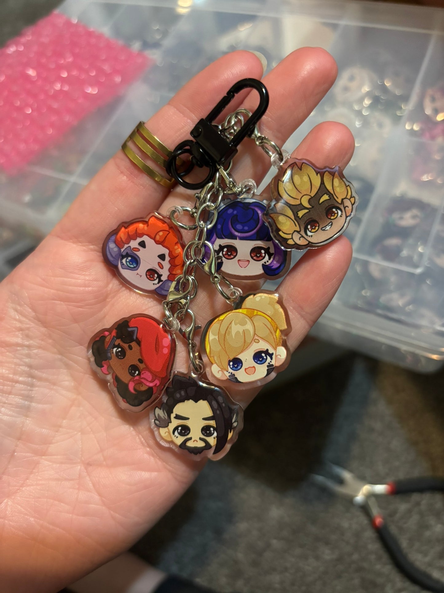 Overwatch DIY Charm Keychain