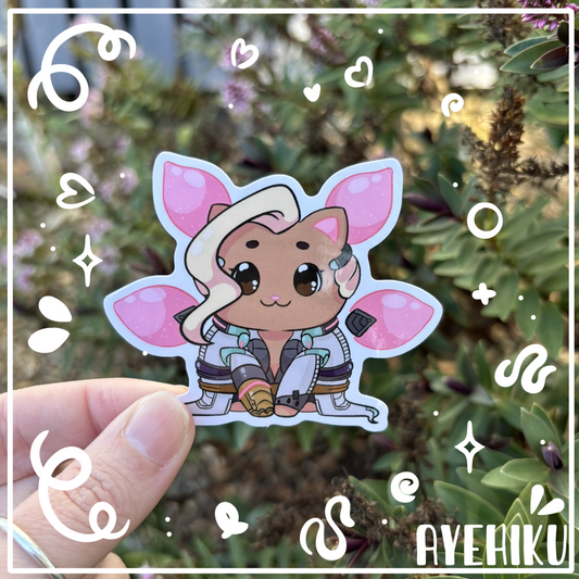 LifeWeaver Cat Cute Vinyl Sticker | Gloss | Kitty | Kawaii | Anime