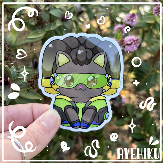 Lucio Cute Vinyl Sticker | Gloss | Kitty | Kawaii | Anime