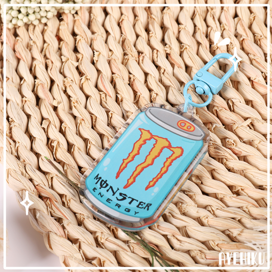Mango Monster Epoxy Keychain | Gloss | Kawaii | Double Sided