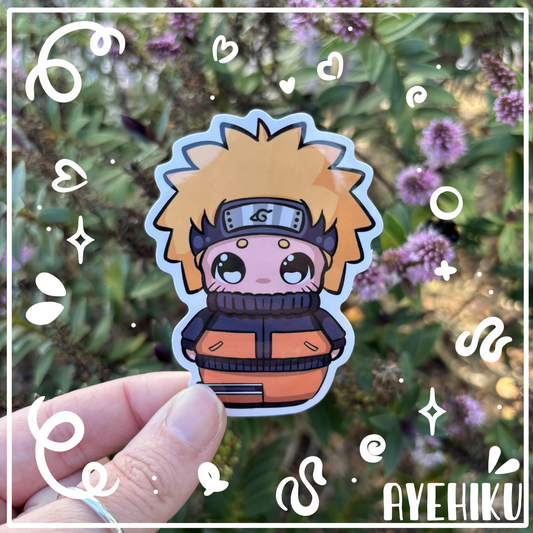 Naruto Cute Vinyl Sticker | Gloss  | Kawaii | Anime