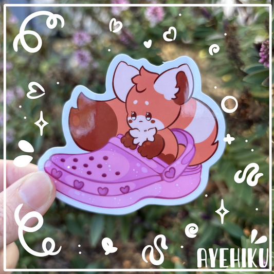 Ralph Croc Cute Vinyl Sticker | Gloss  | Kawaii |