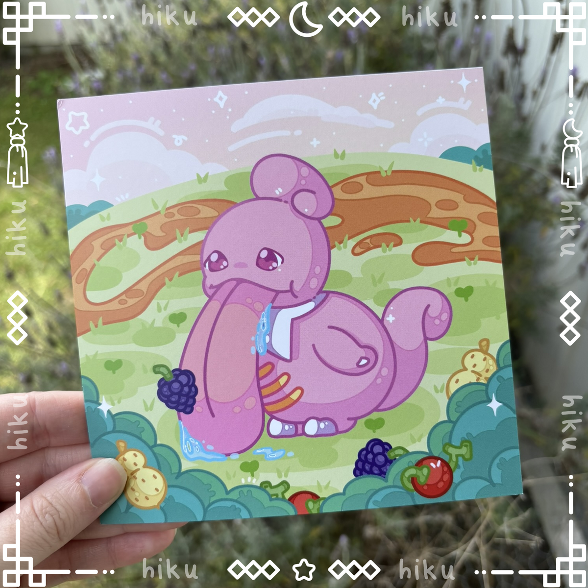 Lickitung Print Poster | Matte | Chibi | Kawaii