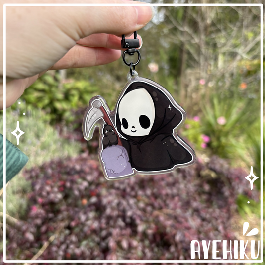 Reap Pink Epoxy Keychain | Gloss | Kawaii | Anime |