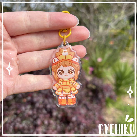 Mercy Rain Epoxy Keychain | Gloss | Kawaii | Anime |