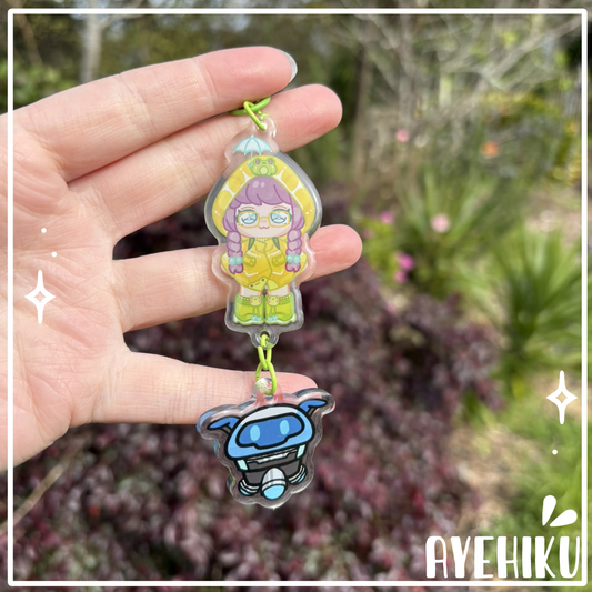 Mei Dangle Epoxy Keychain | Gloss | Kawaii | Gaming |
