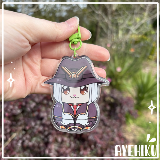 Mao Pink Epoxy Keychain | Gloss | Kawaii | Anime |
