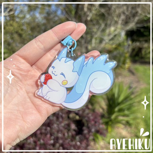 Pachirisu Epoxy Keychain | Gloss | Kawaii | Anime | Poke