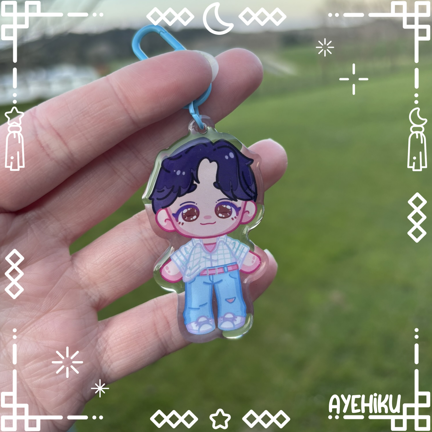 Jinu Epoxy Keychain | Gloss | Kawaii | Anime |
