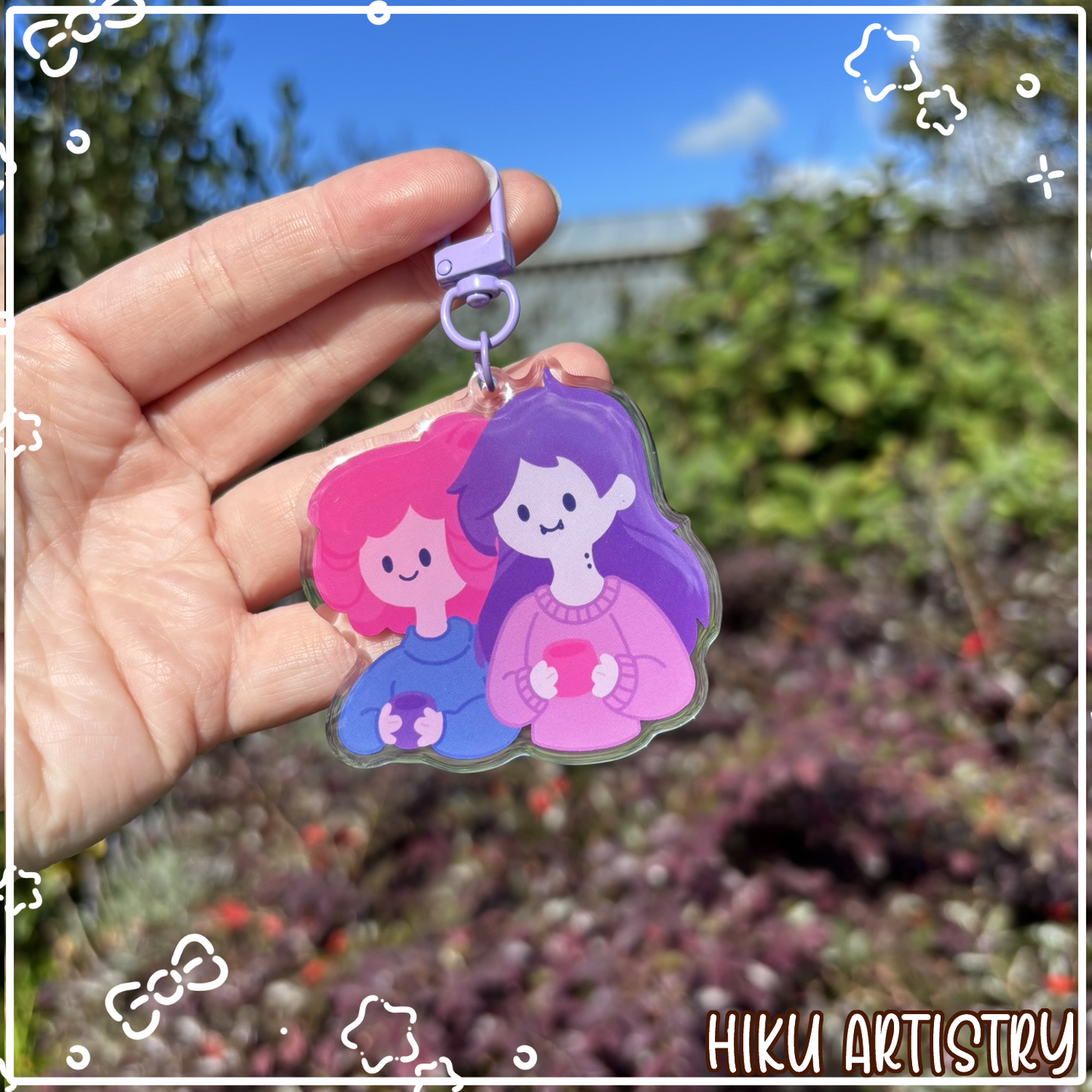 Bubble Marc Epoxy Keychain | Gloss | Kawaii |
