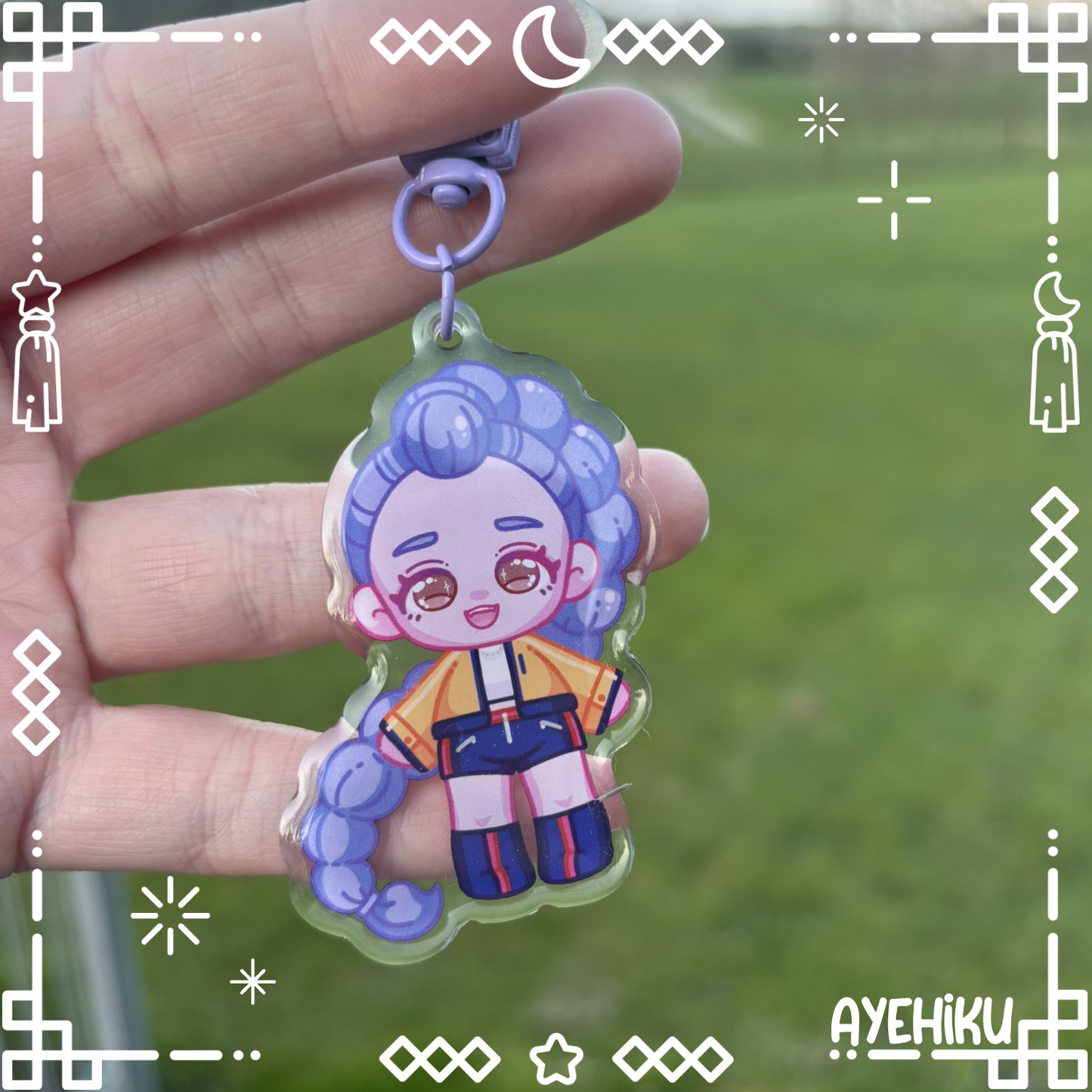 Rumi Epoxy Keychain | Gloss | Kawaii | Anime |