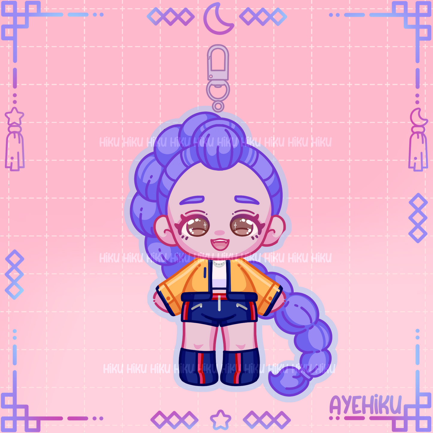 Rumi Epoxy Keychain | Gloss | Kawaii | Anime |