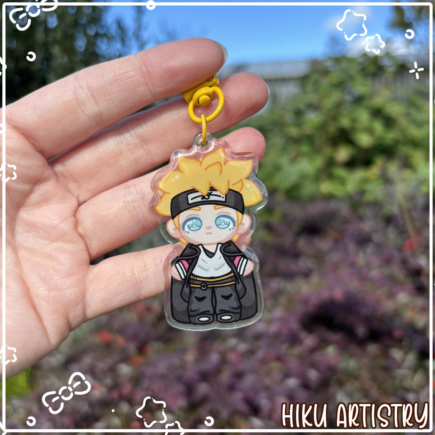 Boruto Epoxy Keychain | Gloss | Kawaii | Anime | Poke