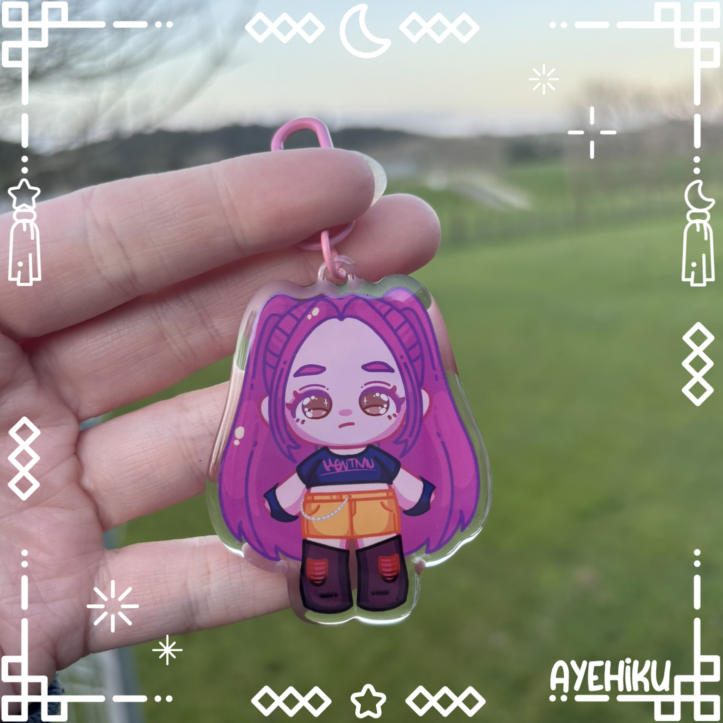 Mira Epoxy Keychain | Gloss | Kawaii | Anime |