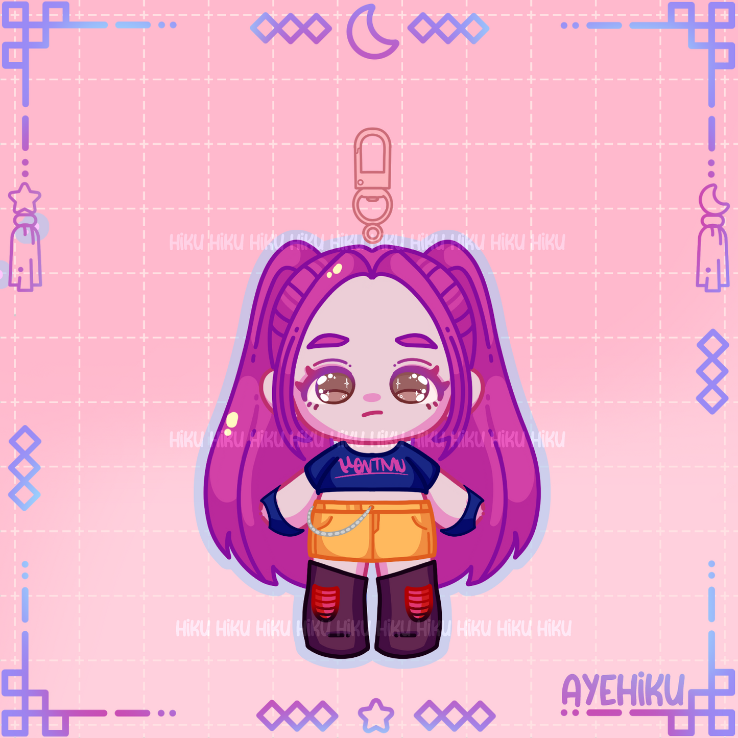 Mira Epoxy Keychain | Gloss | Kawaii | Anime |
